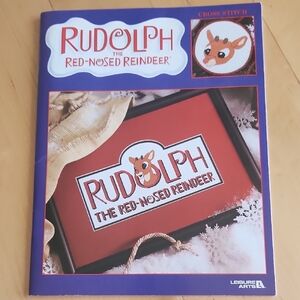 Rudolph the Red-Nosed Reindeer Cross Stitch Book Leisure Arts